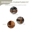 TomGear 4-Inch Solid Pine Furniture Risers – 2000LBS Capacity, Tool-Free