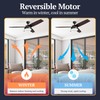 Prominence Home Statham, 52 Inch Contemporary Indoor LED Ceiling Fan