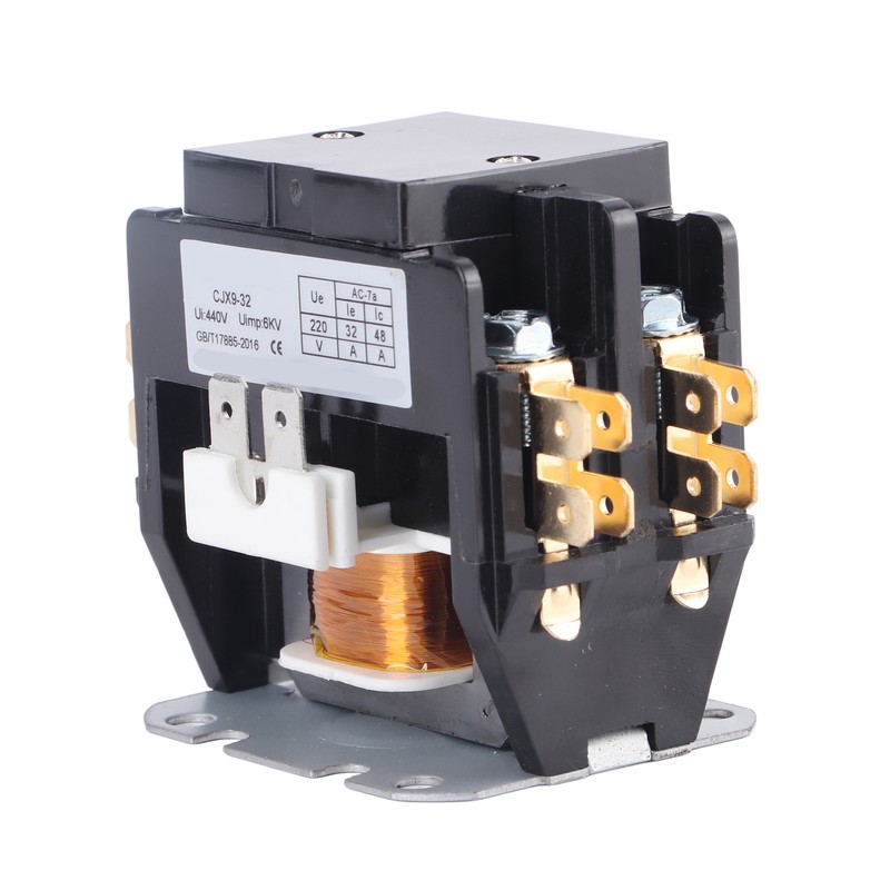 32A Air Conditioner Contactor Silver Alloy Contacts 2 Pole AC