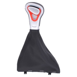 Doo Engy Leather Gear Knobs Automatic Gear Stick Gaiter Dust Protection Gear Selector Lever Black for A3 8P A4 B8 A5 8T A6 C6 4f Q5 8R