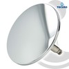 Tecuro Drain Plug Valve Cone Bath Plug Diameter 74 mm/Height
