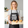 Print4U Best Cook Ever Funny Apron Novelty BBQ Cooking with