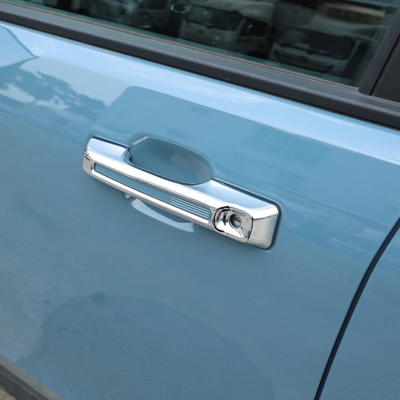 autotrim000 Chrome Exterior Door Handle Cover Trim Accessories For Ford