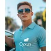 Cyxus Men Aviator Sunglasses UV Protection Polarized Fashion ClassicSports sunglasses