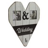 Wood Wedding Picture Frame Key Hook Wall Hanging Decoration Love