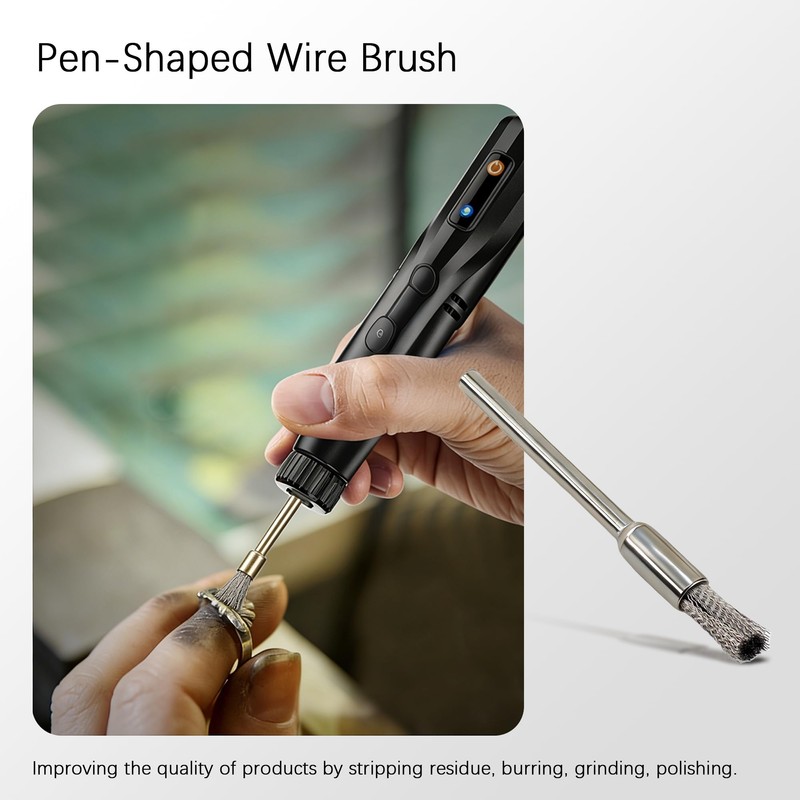 75PC Wire Brushes for Drill Set Steel Wire Wheels Pen