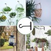 DUOLEIMI Ceiling Hooks, Set of 2, Hanging Hardware, Screw Hooks,