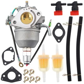 AUTOKAY 24-853-25-S Carburetor for Kohler CV20 CV20S CV22S CV725 Engine Replaces 24 853 25-S Carb with Fuel Filter Shut Off Valves