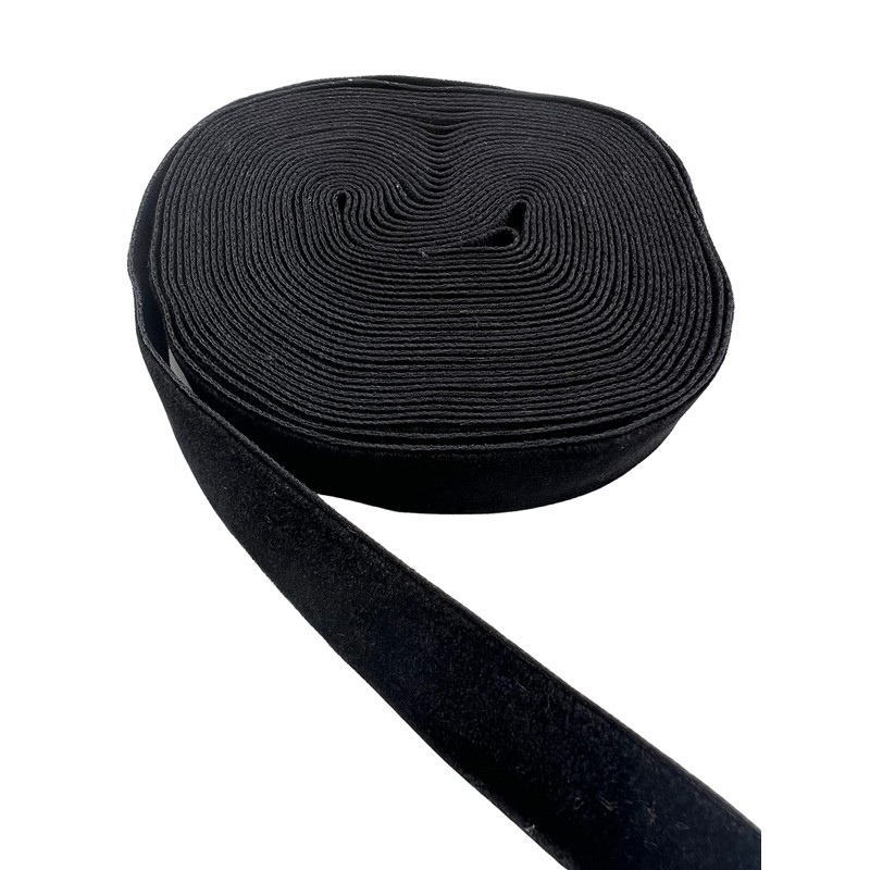 PEPPERLONELY Cinta de terciopelo de una sola cara, 15 mm,