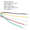 0‑8000RPM Tachometer 52mm Tacho Gauge Blue LED Backlight for 4