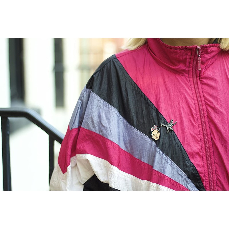 The Unemployed Philosophers Guild Frida and Monkey Enamel Pin Set