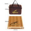 GECKO Travel Cajon, Zebra Wood Percussion Instrument with Internal Guitar
