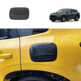 TUBAIZAI Car Accessories Compatible With Honda New HR-V HRV 2025 2024 2023 Exterior Fuel Tank Cap Protection Oil Gas Cover Trim ABS 1PC(Carbon Fiber Style)