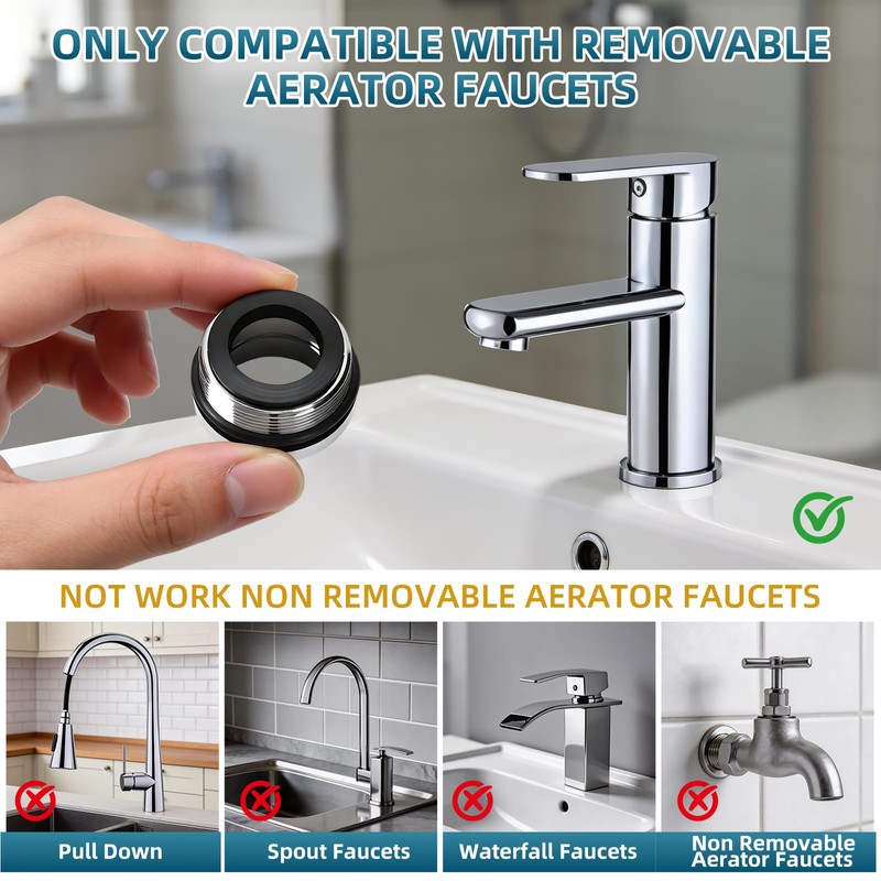 Amcortn Indoor Sink Hose Attachment for Kitchen Sink or Bathroom