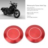 2pcs Motorcycle Frame Hole Cap CNC Aluminum Dustproof Frame Hole