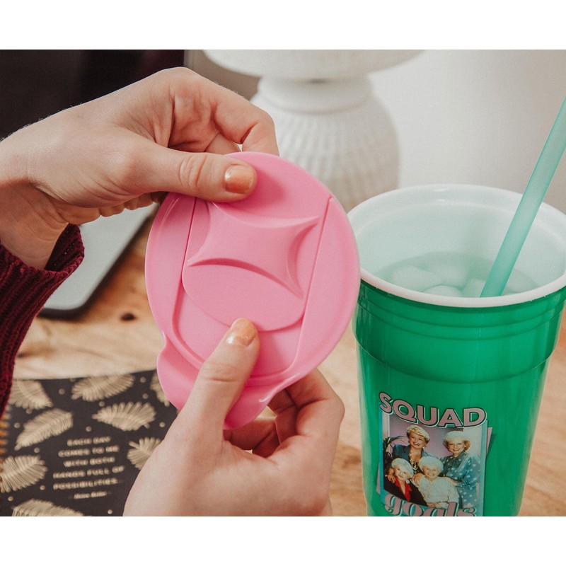 Silver Buffalo dorado Girls Squad Goals - Vaso de plástico