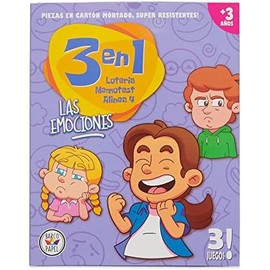 Juego De Mesa 3 En 1 Las Emociones