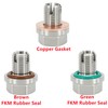 M12.1-1.25 x 15mm Oversize Piggyback Oil Drain Plug, Stainless Steel