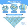 Agroon Dog Bandanas Small 2PCS, Summer Blue Boy Scarf, Durable