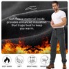 liyiyiyia Men's Winter Skiing Pants, Waterproof Windproof Fleece-Lined Softshell Pants