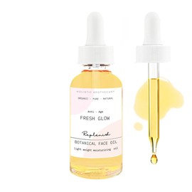 Glow Face Oil Organic Anti-Aging Facial Oils Nourishing Firming Plumping Moisturizing Rosehip, Squalene, Jojoba, Evening Primrose, Camellia, Tumeric, Frankinscnce, Calendula, Helichrysum, Chamomile