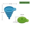 KongNai Kitchen Funnel Set 4 Pack, Small and Large, Kitchen