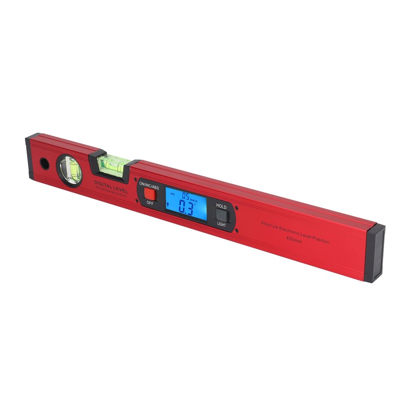 400mm Digital Level Ruler Electronic LCD Display Aluminium Alloy Magnetic
