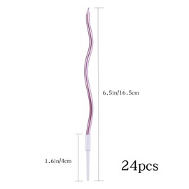 LUTER Birthday Candles Cupcake Candles for Birthday Wedding Party Decoration (Rose Gold)