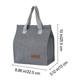 hzfengsheng Lunch Bag Meal Holder Lunch Box Tote Bag Handy Lunch Organizer Lunch Container Thermal Cooler Bag Reusable Insulated Leakproof for Office School Outdoor