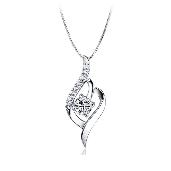 Collar Mujer Plata de Ley 925 con Cadena de 45cm