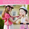 2 Pairs Mini Scooter Handles, Children'S Scooters with ribbon，Scooter Handle