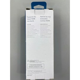 Insignia - 4' 4K Ultra HD HDMI Cable, Black, New