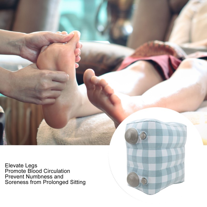 Inflatable Travel Foot Rest Pillow Car Foot Rest Pillow Leg