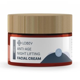 LOBEY Cream for the Face - Smoothing Night Cream - Women's Face Cream - Hyaluronic Boost - Liftonin Express Face Care - Natural Anti-Ageing Cosmetics (50 ml)