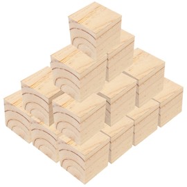 NINGWAAN 45 PCS 2 Inch Wooden Cubes, Unfinished Wood Craft Blocks, Square Wood Cubes Blank Wood Blocks for Puzzle Making, Crafts, and DIY Projects