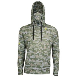 HECS Hunting HECStyle Stealth Screen Hoodie with Face Mask Deer Turkey & Big Game Hunting Accessories & Gear Unisex Anywhere Camo-4XL