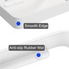 Z metnal Small Glass Bathroom Shelves, White Bathroom Floating Shelf,