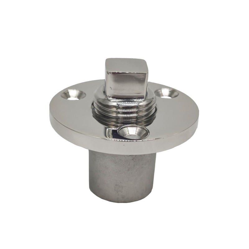 Garboard Boat Drain Plug Kit for 1 Inch Hole Marine
