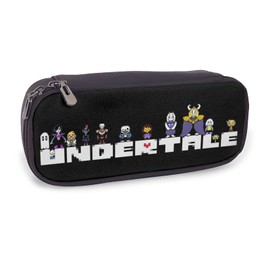 Undertail Pen Case, Large Capacity, Pencil Case, Multi-functional, Stylish, Leather, Pen Pouch, For Boys, Girls, Children, Simple, Tool Pen Case, For High School Students, College Students, For