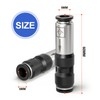 Bwintech 3 pcs 8mm Straight One Way Flow Pneumatic Check