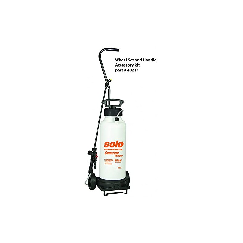 Solo 378 3-Gallon Concrete Tank Sprayer W/Viton Seals and O-Rings,