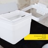 8L Bathroom Trash Can with Lid Automatic Garbage Can USB