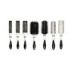 Scalpmaster 7pc Ceramic Brush Set W/ Carry Case