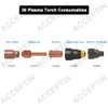 ACCEPTIN 220478 Electrode 20pcs & 220480 Nozzle Tips 20pcs Fit