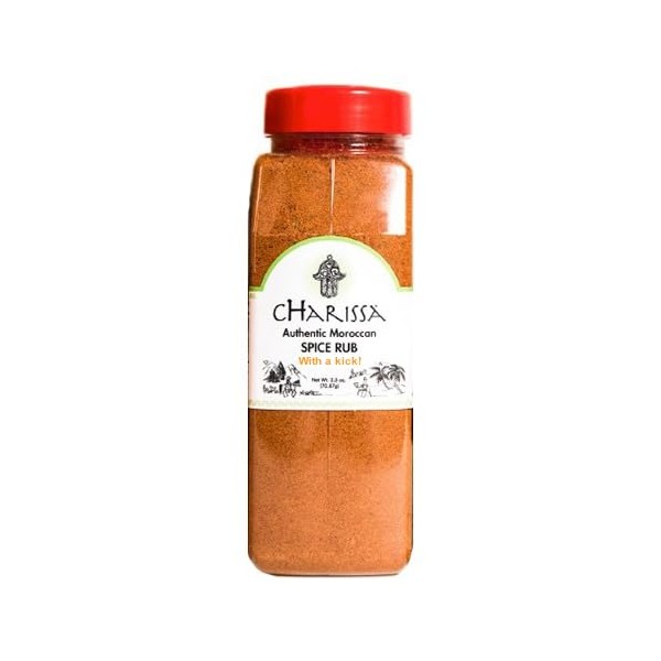 cHarissa Moroccan Style Dry Rub Seasoning, Spicy - 22 oz