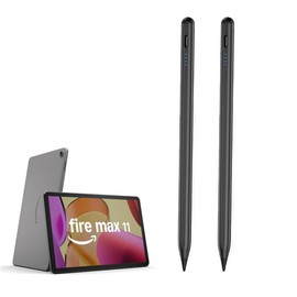 2 Pieces AMZ Fire Max 11 Pen Tablet Stylus Pen for AMZ Fire HD 10 Fire HD 8 Stylists Tablets Touch Screen Pencil (Black)