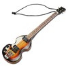 Miniature Electric Guitar Model Innovative Simulation Hand Crafted Wooden Guitar