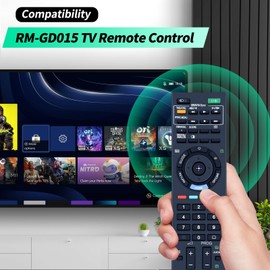 RM-GD015 Replaced Remote Control Compatible with Sony TV KDL-46EX500 KDL-40HX700 KDL-40EX500 KDL-40EX400 KDL-32EX500 KDL-32EX400 KDL-55HX700 KDL-55EX500 KDL-46HX700