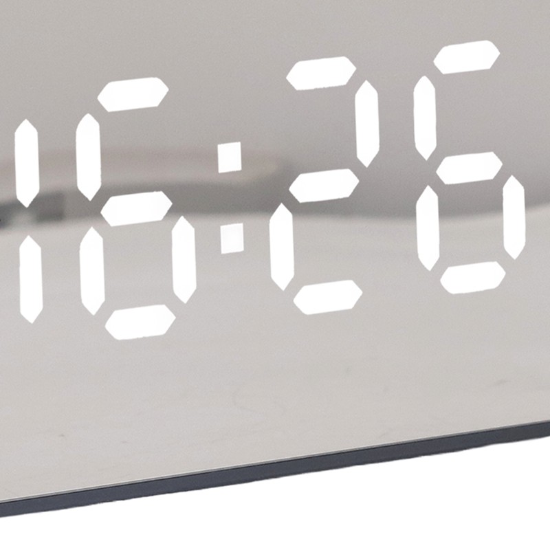 Alarm Clock Radio Portable Dimmer Control Dual Alarm FM Alarm