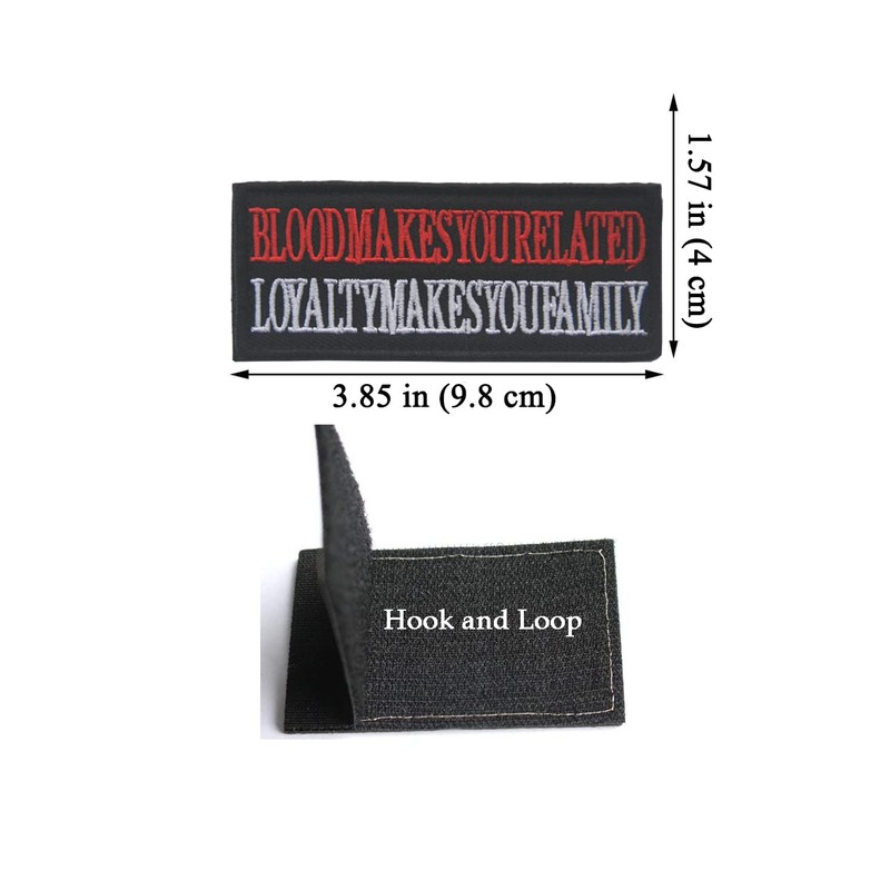 2 PCS AliPlus Blood Makes You Related Loyalty Makes You